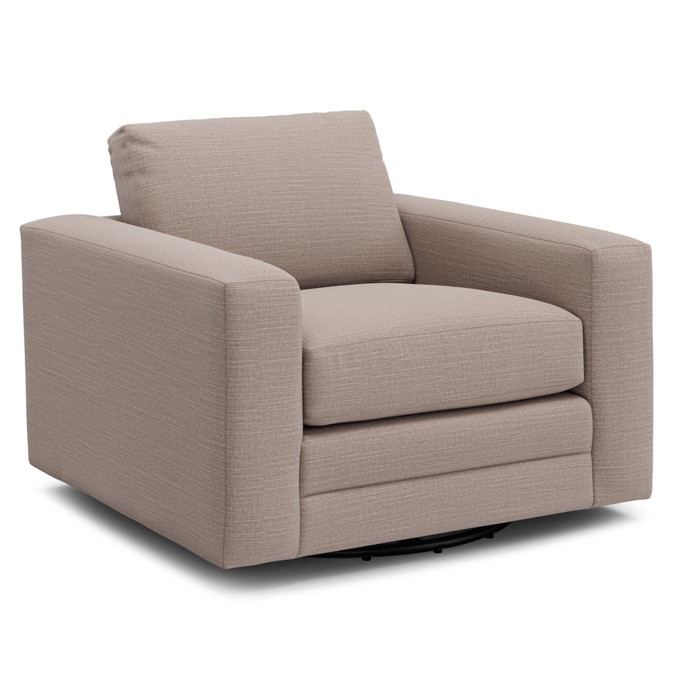 Riley 42" Grand Swivel Chair - Napa Quartz - Image 1