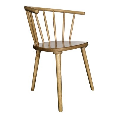 Paddy  Solid Wood  Windsor Back Side Chair in Natural - Image 0