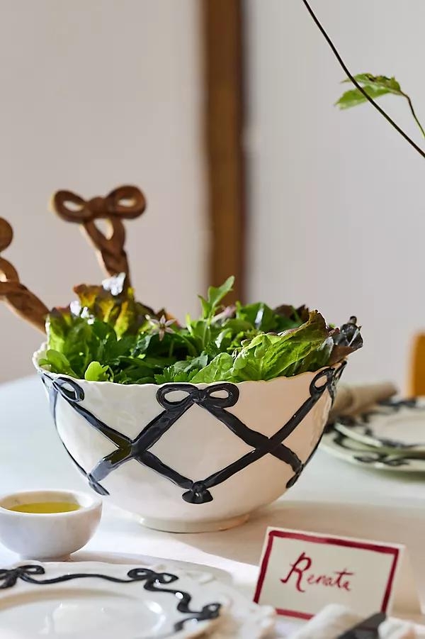 Benedita Bow Ceramic Stoneware Serve Bowl - Image 0