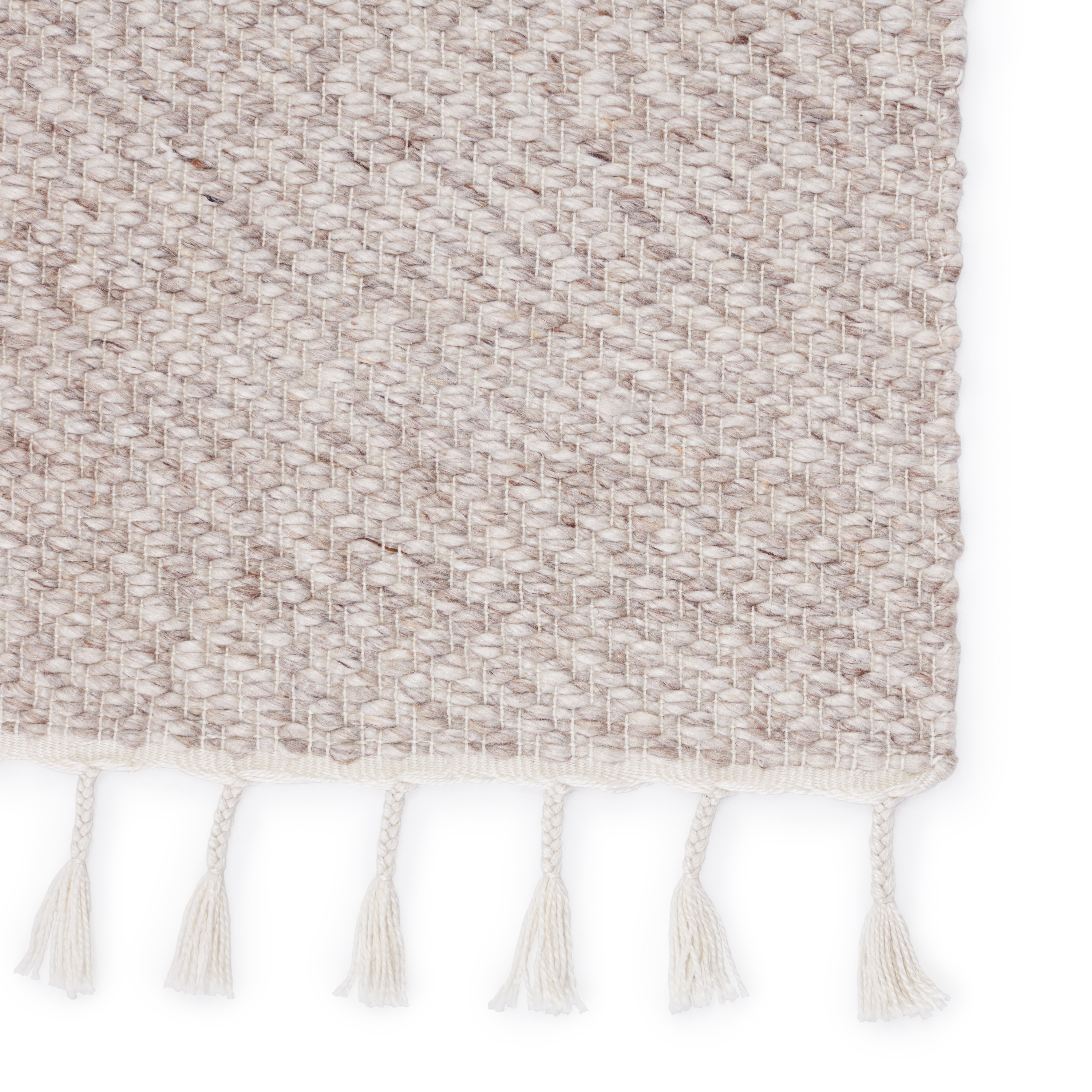 Adria Indoor/ Outdoor Solid Cream/ Gray Area Rug (8'X10') - Image 3