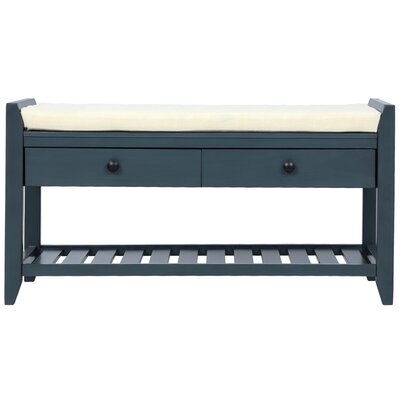 Southglenn Shoe Rack With Cushioned Seat And Drawers, Multipurpose Entryway Storage Bench - Image 0