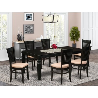 Butterfly Leaf Rubberwood Solid Wood Dining Set - Image 0