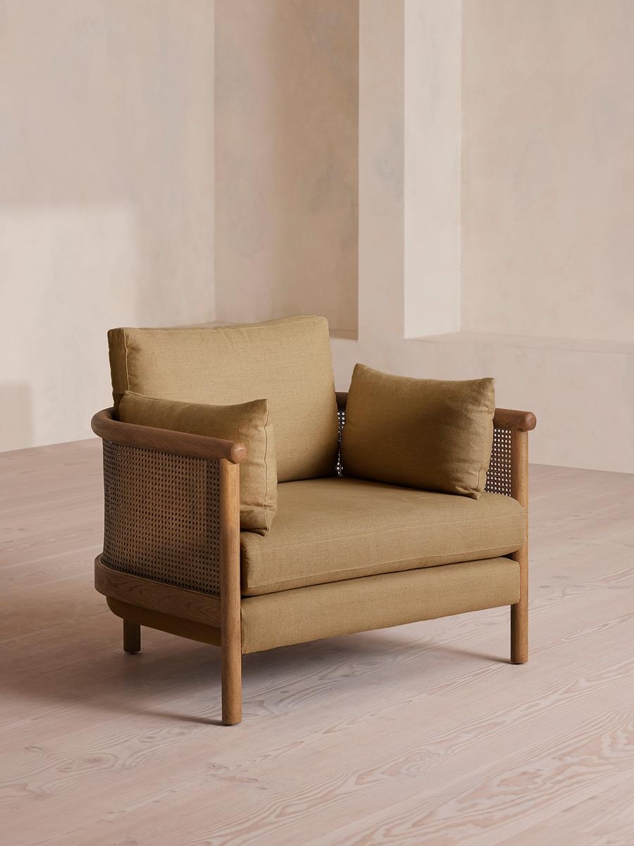 Sydney Armchair, Linen, Wheat, US - Image 0