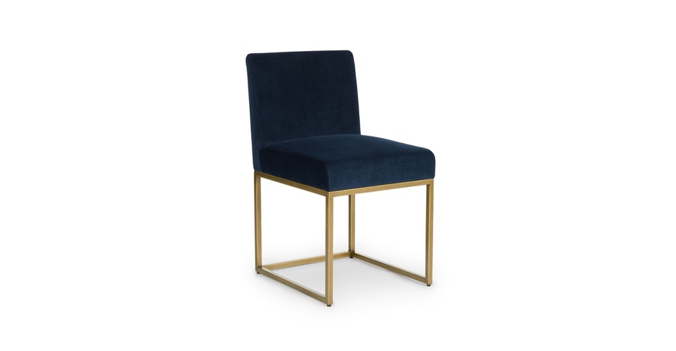 Oscuro Tidal Blue Dining Chair (sold as pair) - Image 0