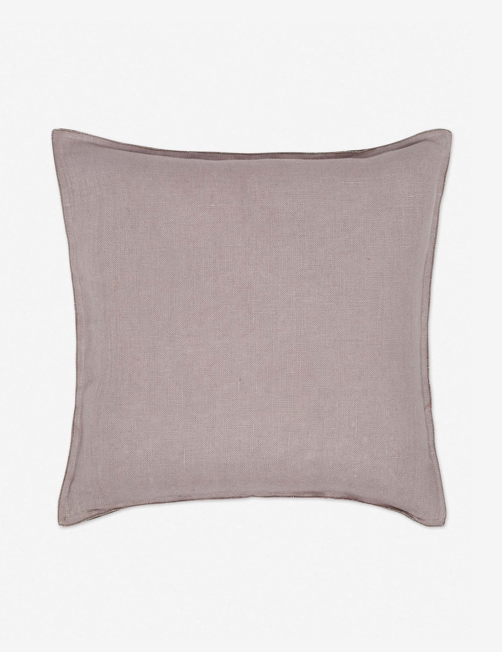Arlo Linen Pillow, Dark Natural - Image 2