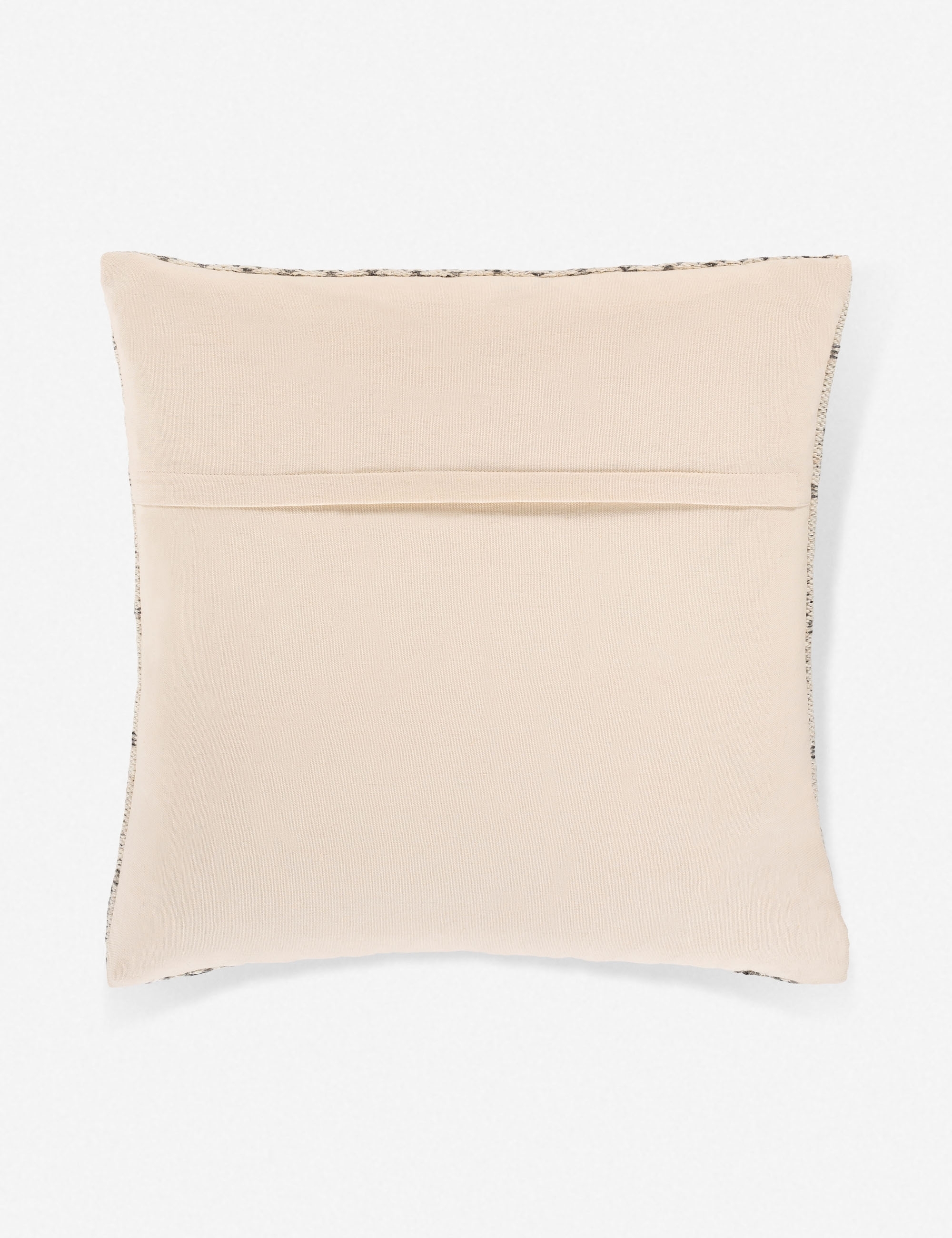 Nysa Pillow, Charcoal & Beige - Image 1