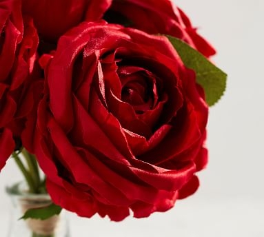 Faux Red Rose Bouquet, One - Image 1