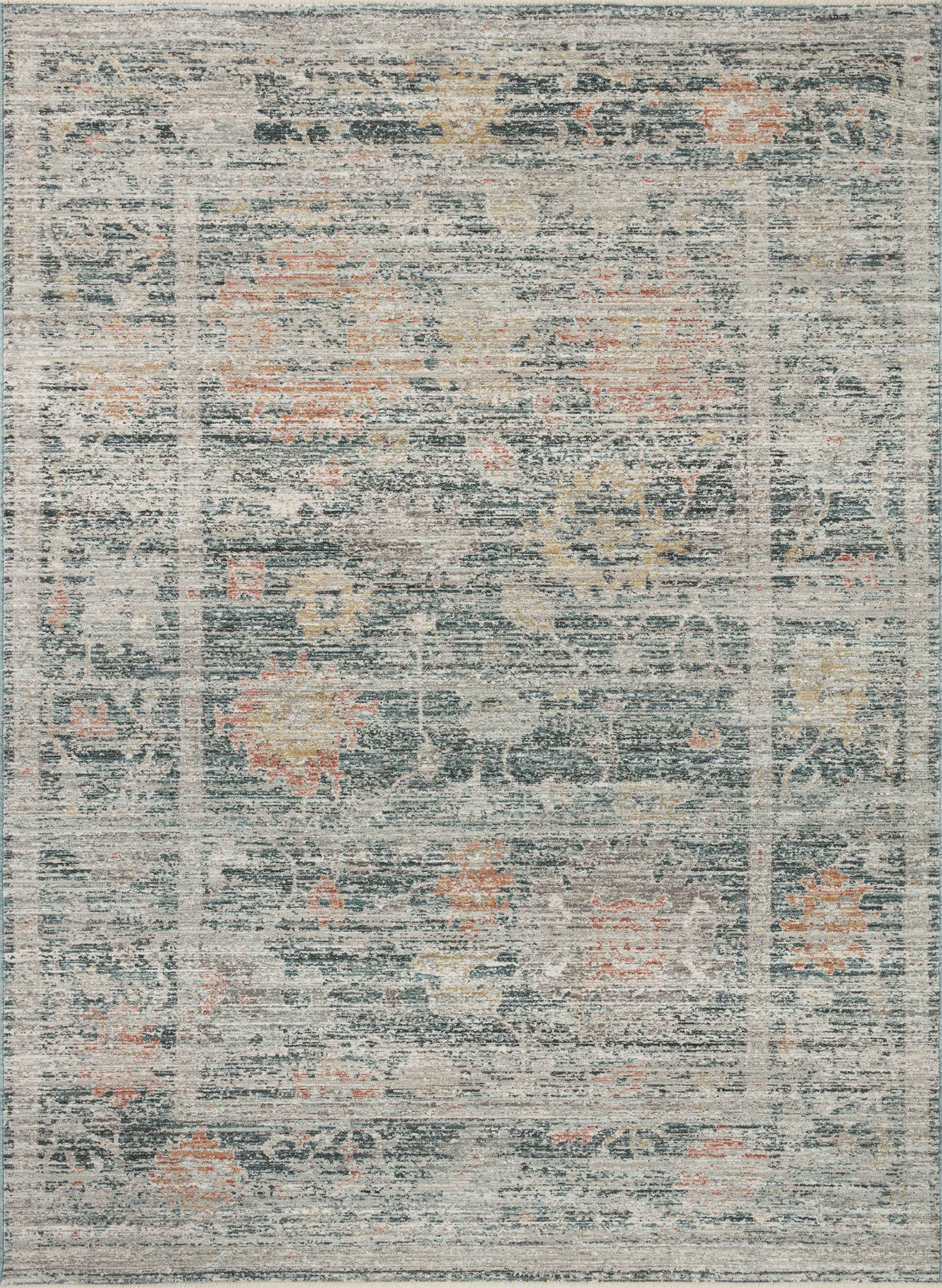 Magnolia Home by Joanna Gaines x Loloi Millie MIE-01 Blue / Multi 5'-3" x 7'-6" - Image 0