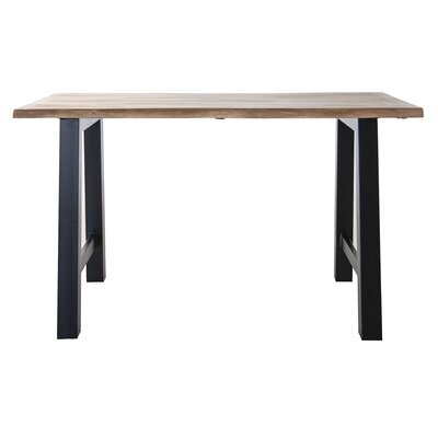 Counter Height Acacia Solid Wood Dining Table - Image 0