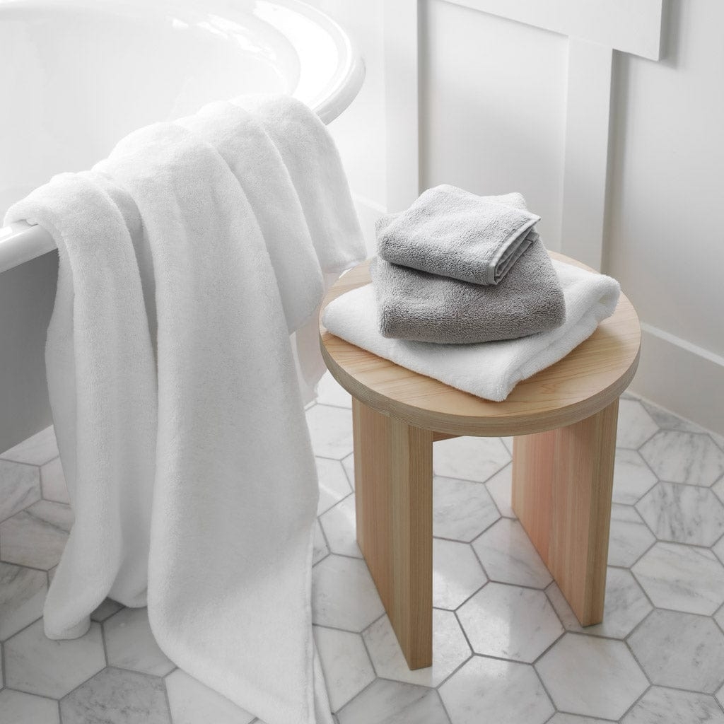 The Citizenry Organic Plush Bath Sheet Set Set of 6 | Charcoal - Image 6