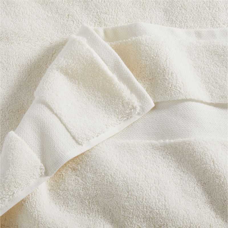 Organic Turkish Cotton Ivory Washcloth - Image 2
