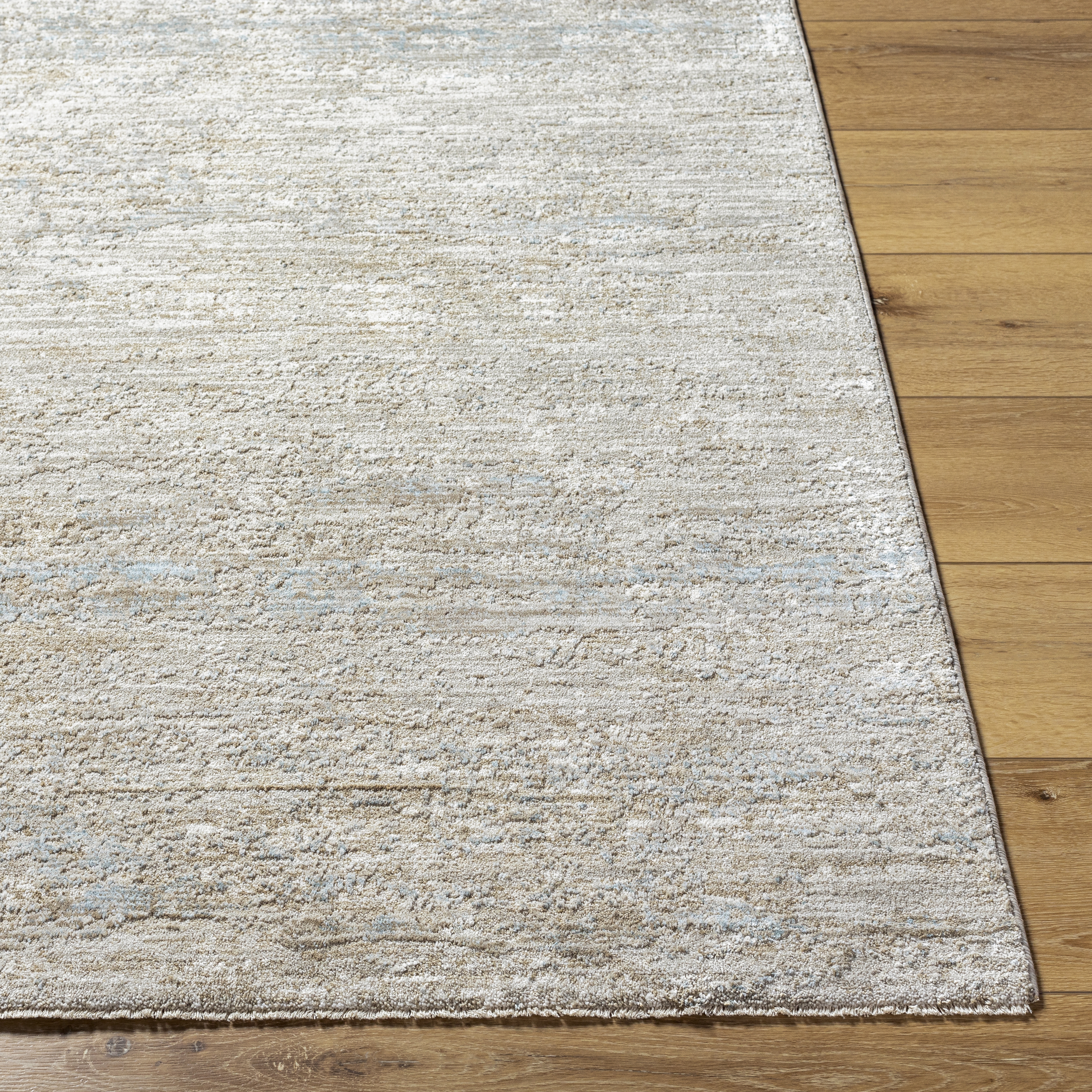 Masterpiece Beige Indoor 7'10" x 10'2" Machine Woven Rug - Image 2