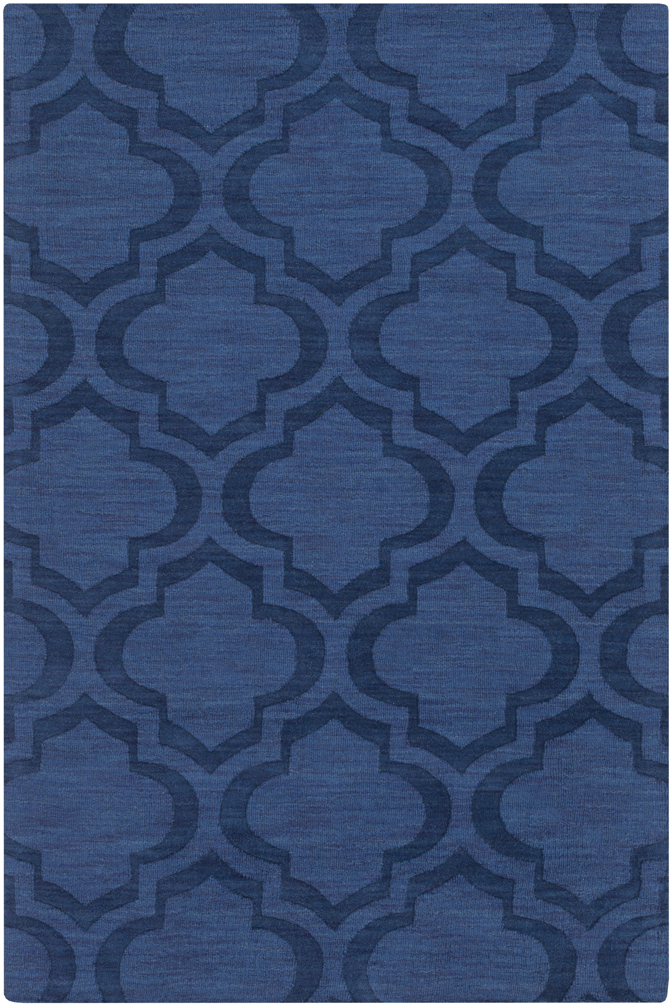 Central Park Blue Indoor 9' x 12' Handmade Rug - Image 0