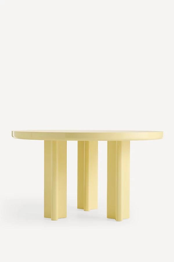 Winton Round Lacquered 54" Dining Table - Image 0