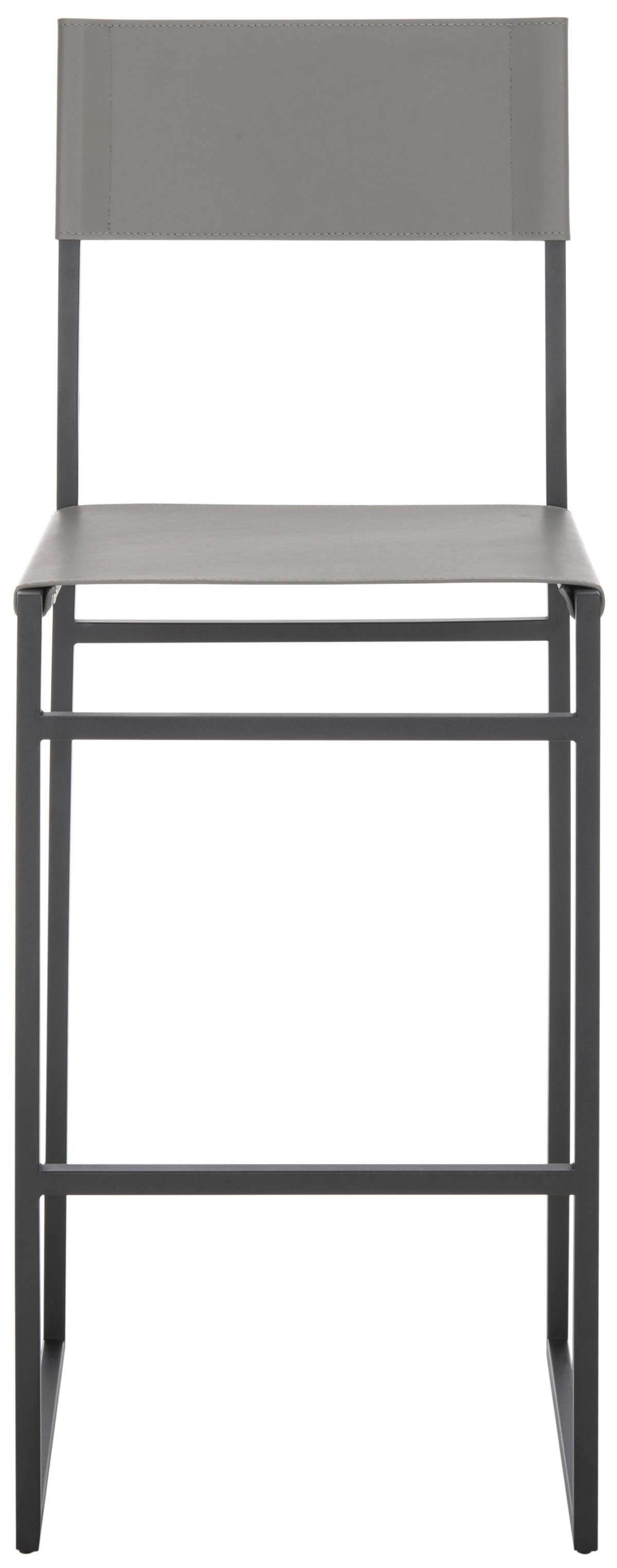 Layne Barstool - Grey / Black - Safavieh - Image 0