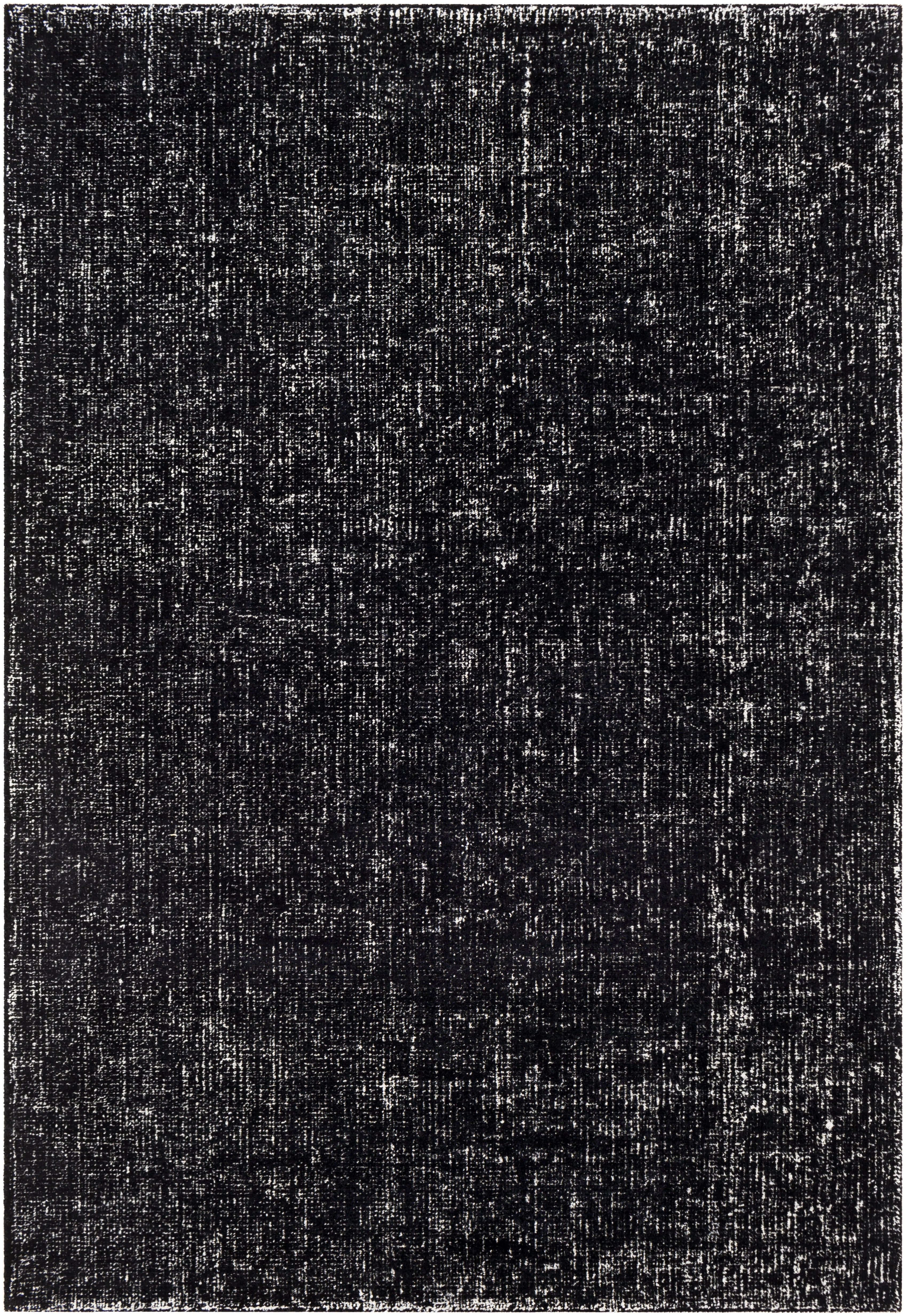 Messina Black Indoor 5' x 7'6" Handmade Rug - Image 0