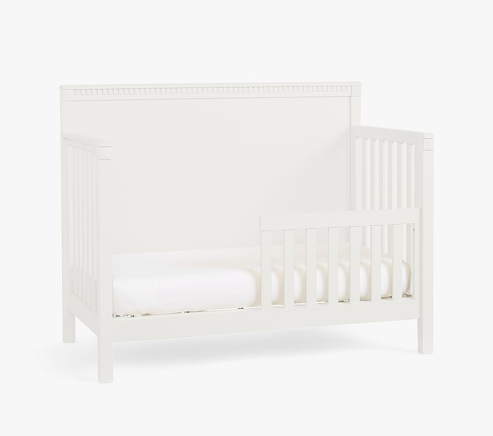 Rory 4-in-1 Toddler Bed Conversion Kit, Montauk White, In-Home Delivery - Image 0