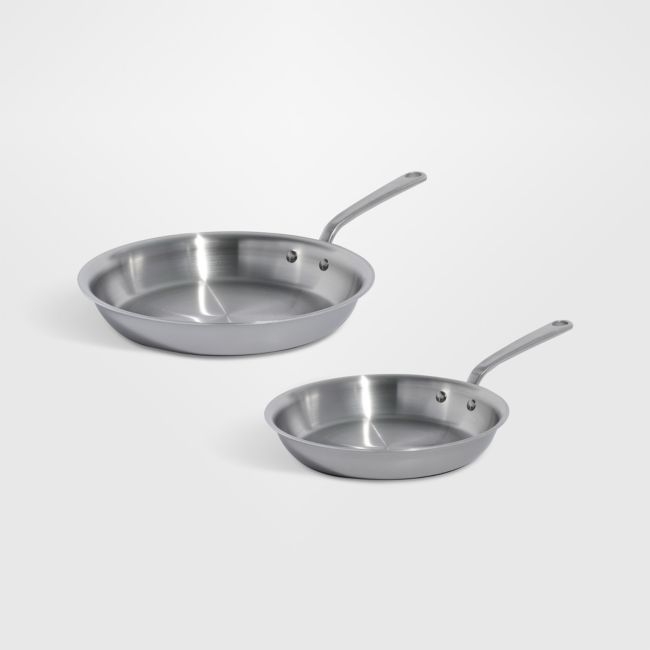 Made In Stainless Clad 2-Piece Fry Pan Set with Stainless Steel Hardware - Image 0