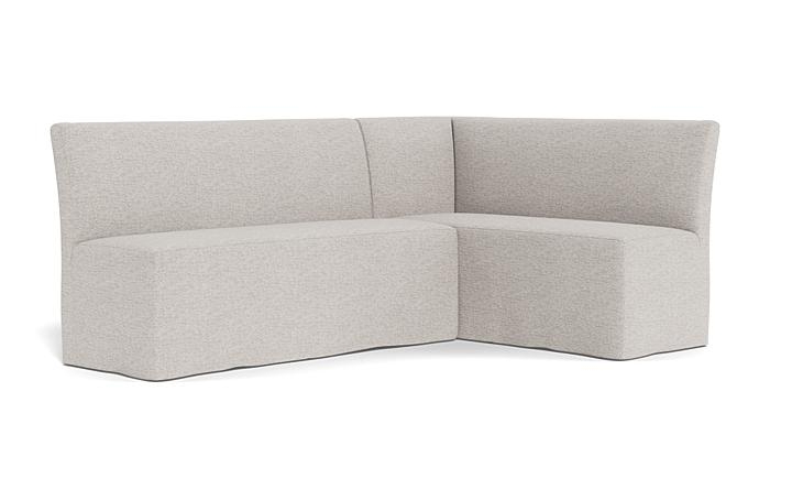 Dorian Slipcovered Right Banquette - Image 1