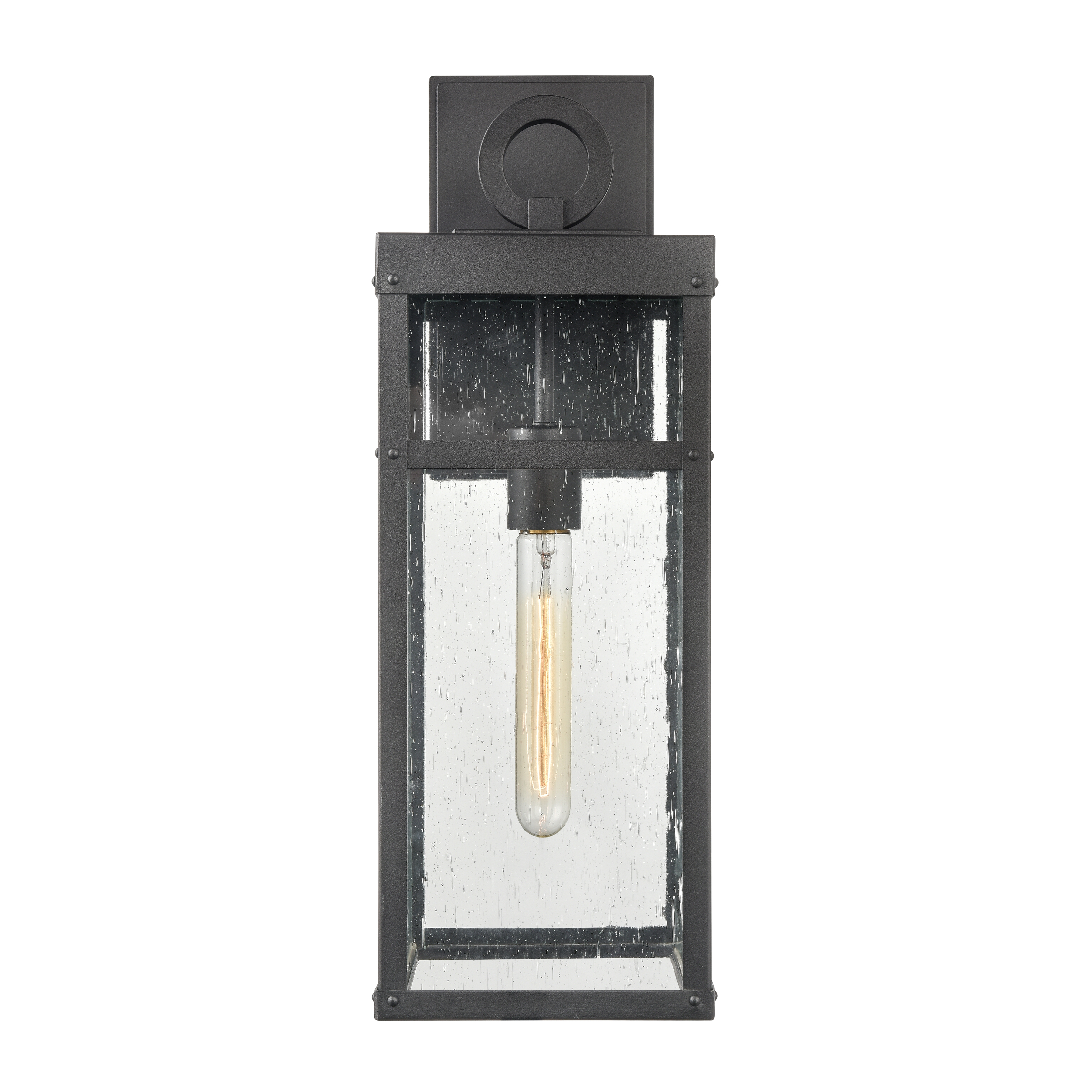 Dalton 19.5'' High 1-Light Outdoor Sconce - Textured Black - Image 0