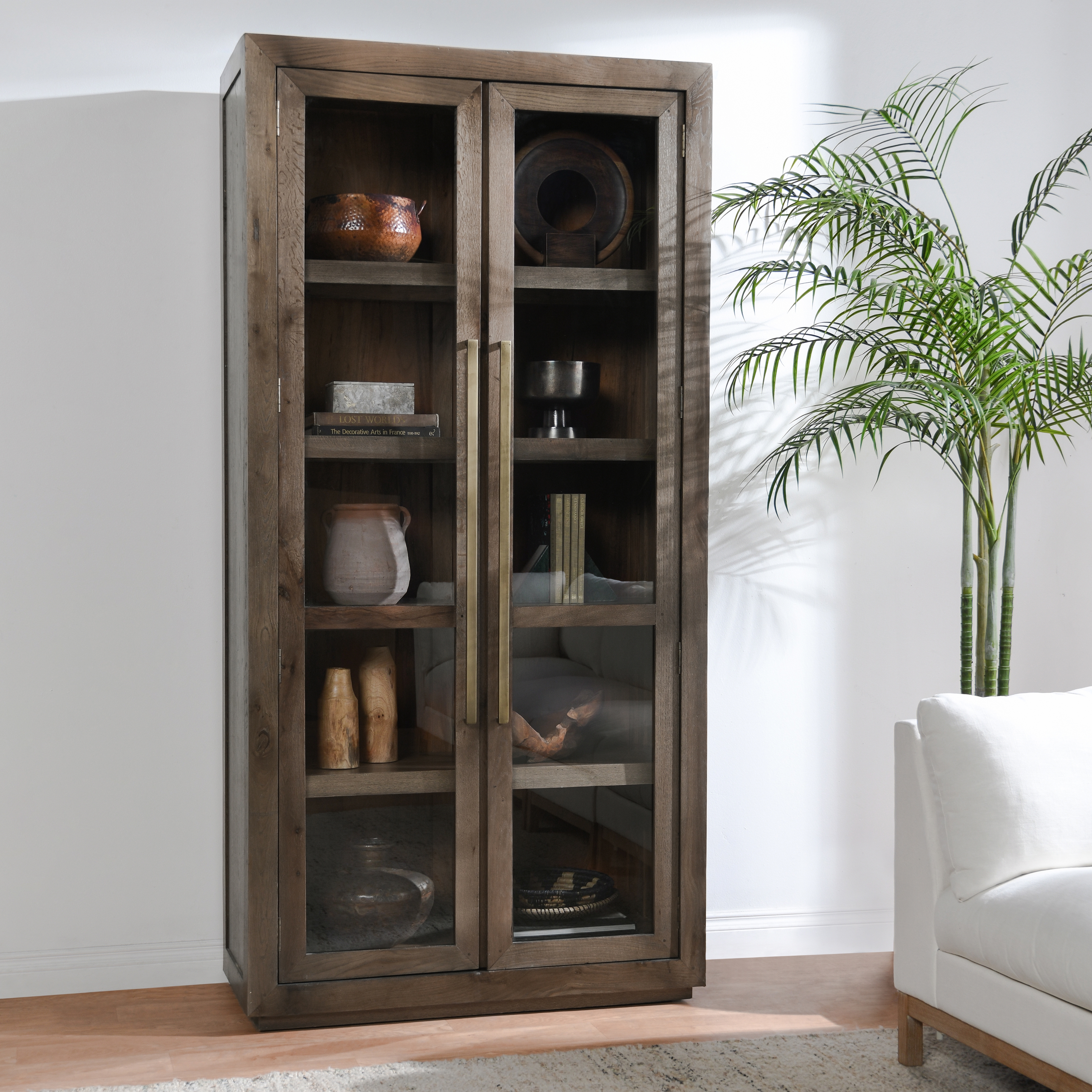 Bradley Tall Cabinet Brown - Image 8