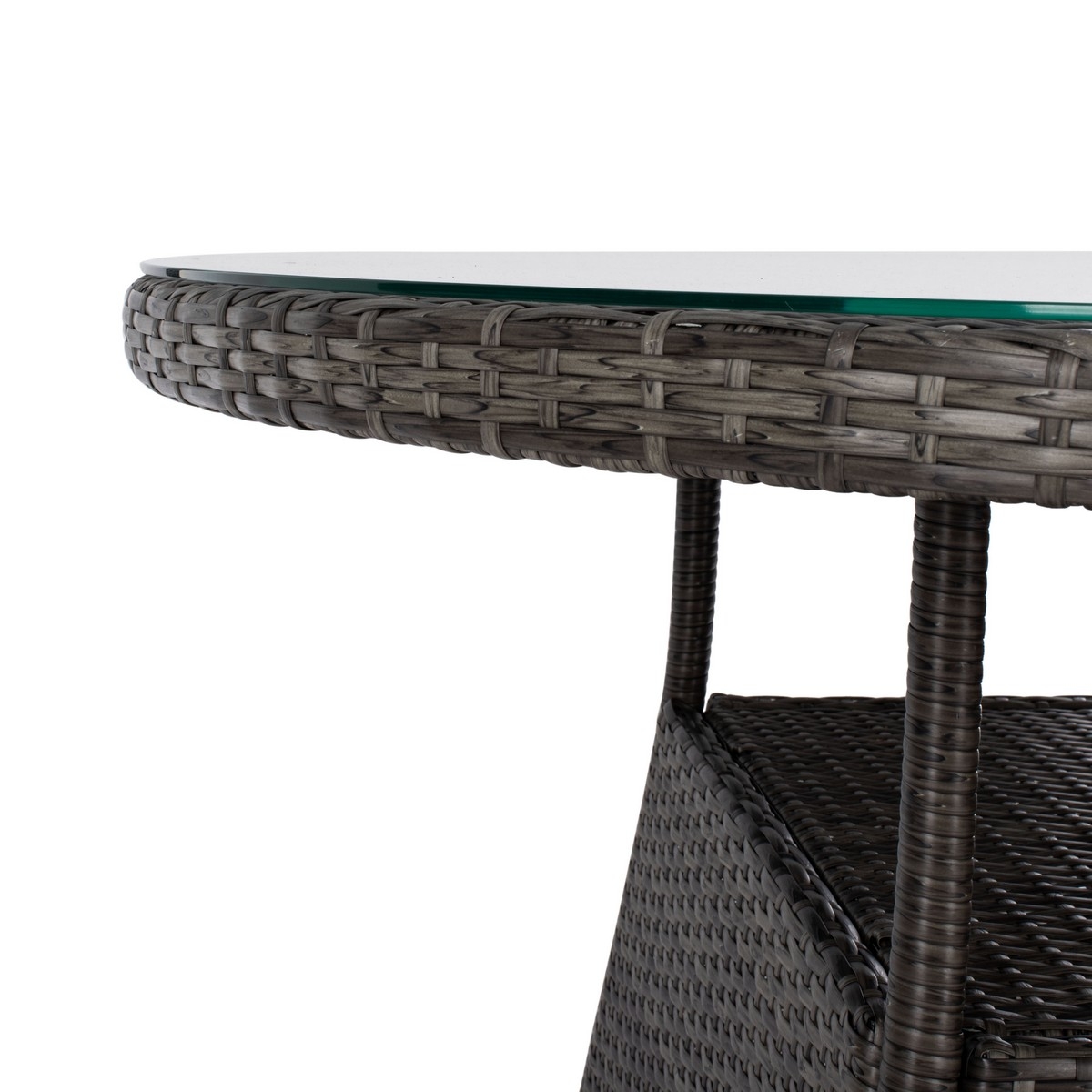 Challe Dining Set - Grey Brown/White - Safavieh - Image 2