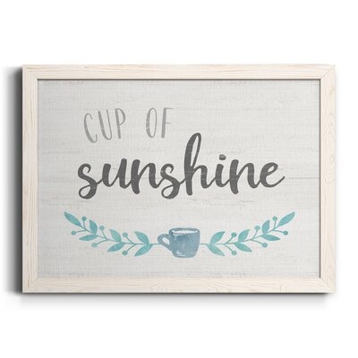 Cup Of Sunshine-Premium Framed Canvas - Ready To Hang - Image 0