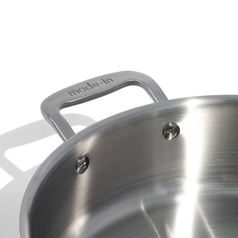 Made In Stainless Clad 6-Qt. Rondeau with Stainless Steel Hardware - Image 4