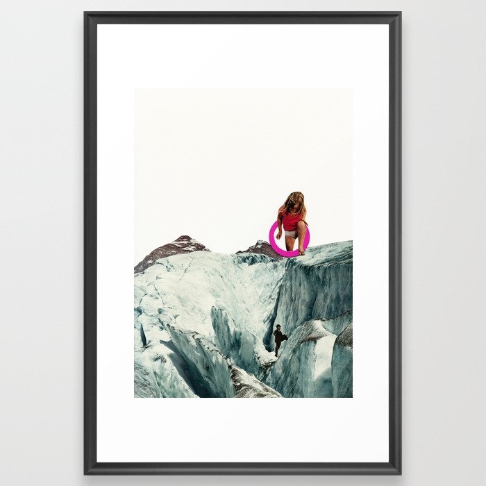 Another World Framed Art Print by Cassia Beck - Scoop Black - Large 24" x 36"-26x38 - Image 0