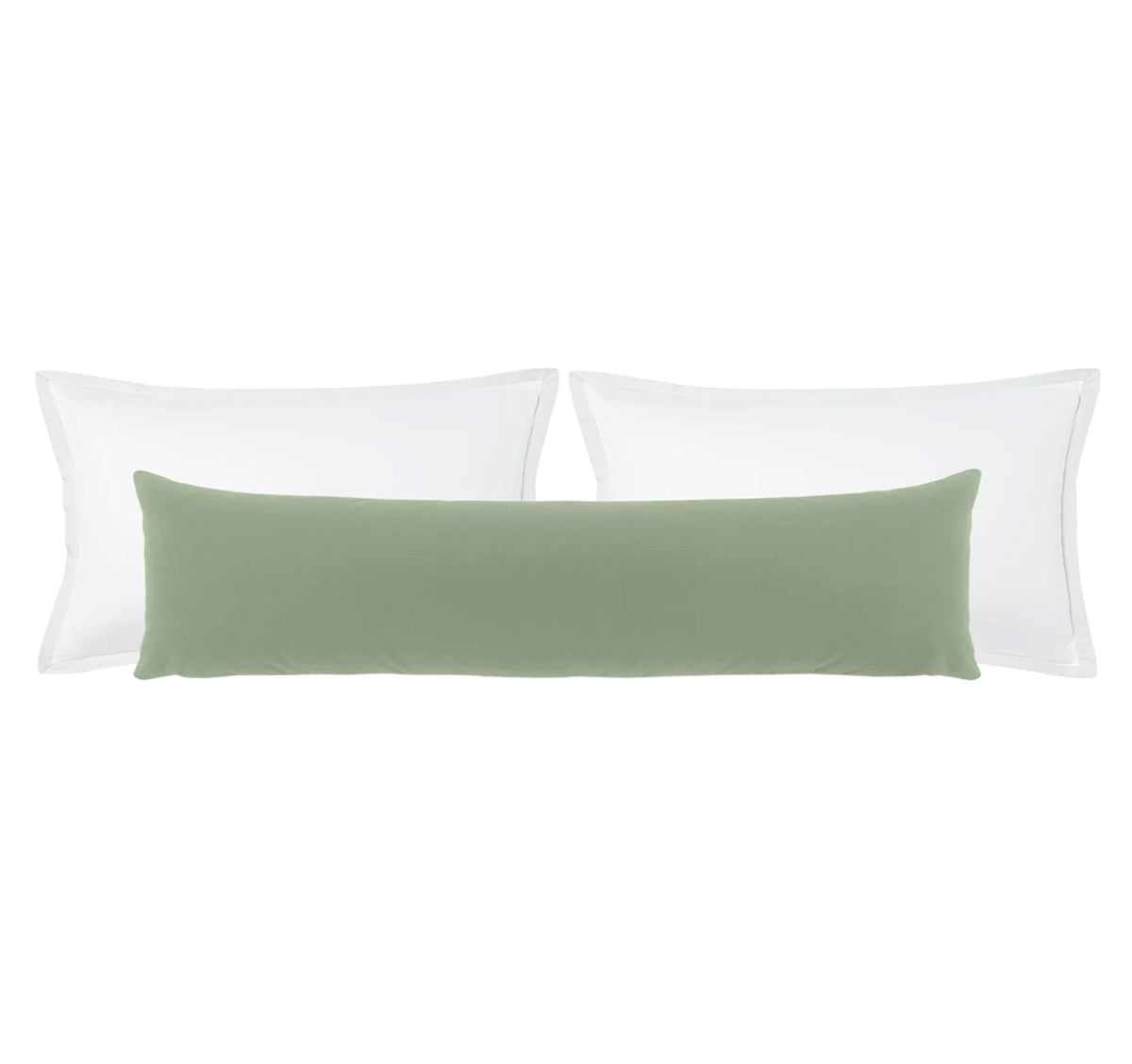 THE XL LUMBAR :: MOHAIR VELVET // EUCALYPTUS - BY THE YARD - Image 0
