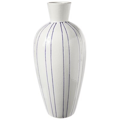 Goetz White Ceramic Table Vase - Image 0