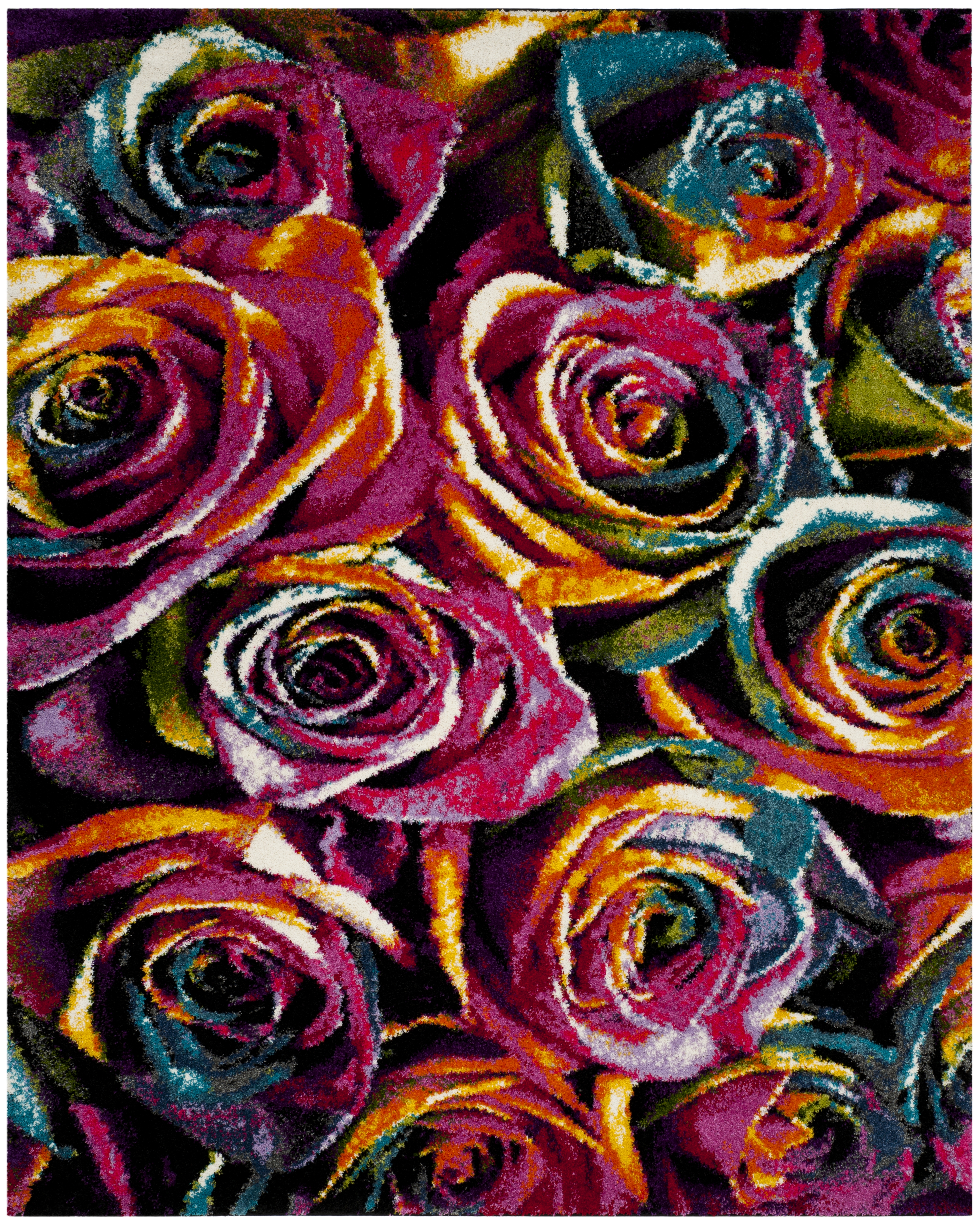 Arlo Home Woven Area Rug, FSG366B, Fuchsia/Multi,  8' X 10' - Image 0