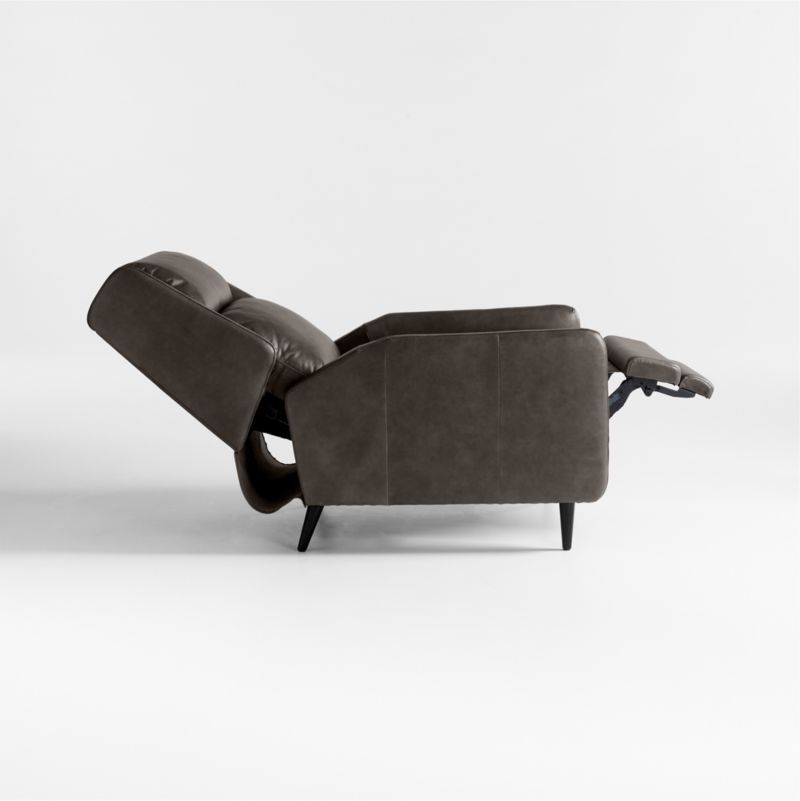 Pelle Leather Reclining Accent Chair - Image 5