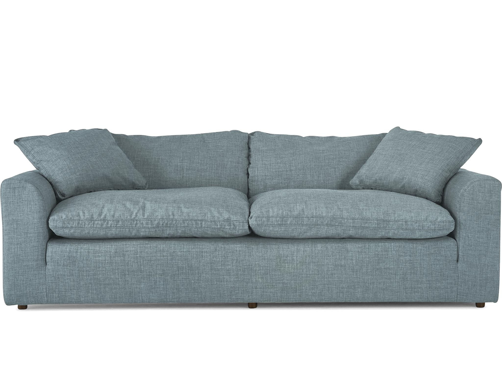 Blue Bryant Mid Century Modern Sofa - Plush Mist - Image 0