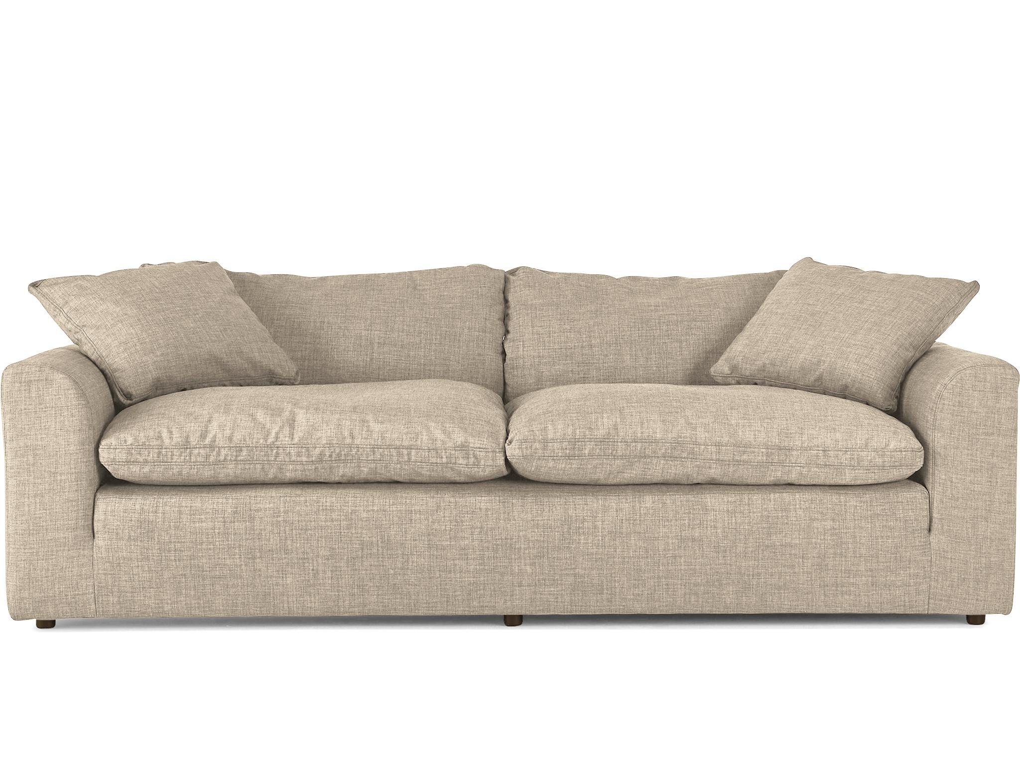 Beige/White Bryant Mid Century Modern Sofa - Cody Sandstone - Image 0