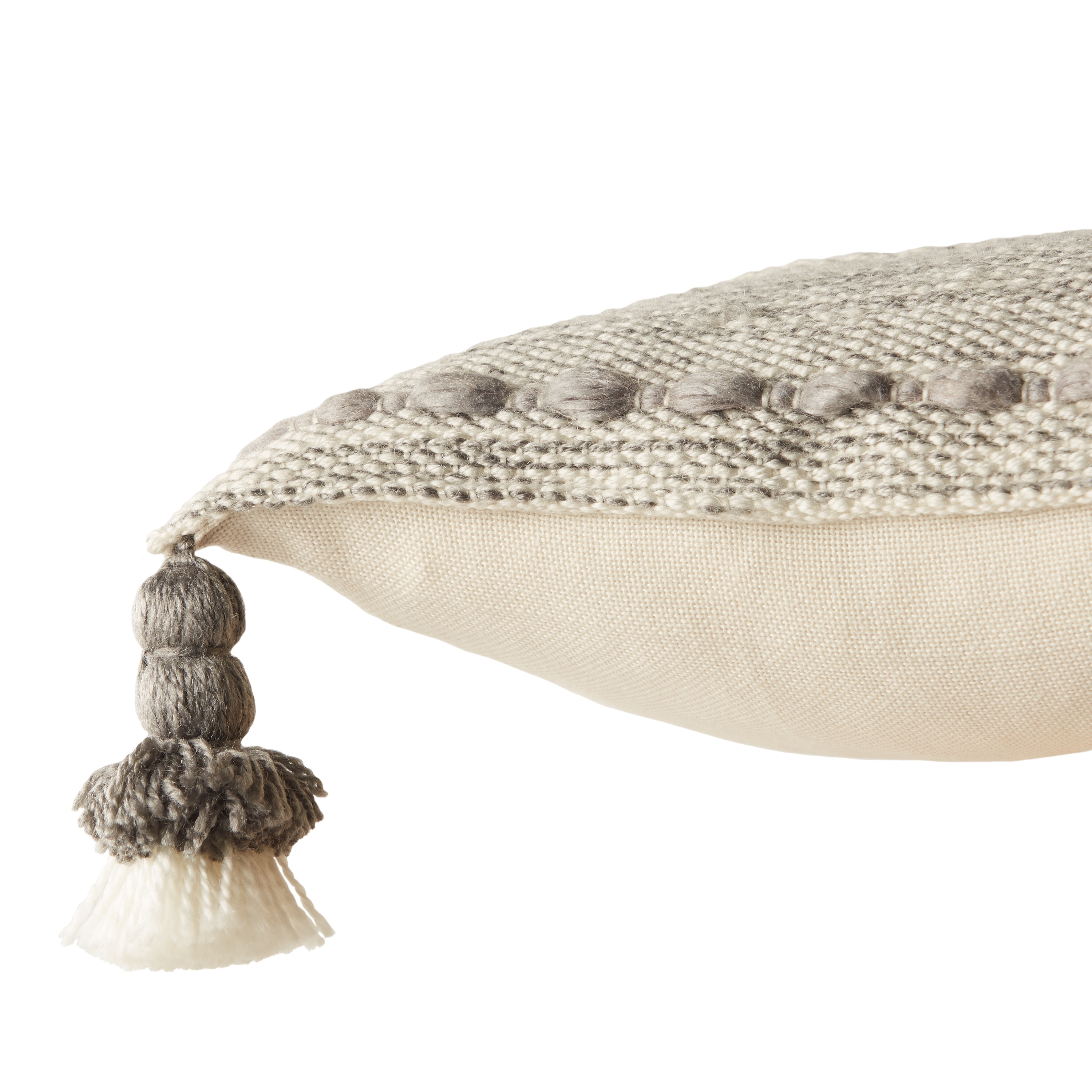 Design (US) Gray 18"X18" Pillow I-O - Image 2