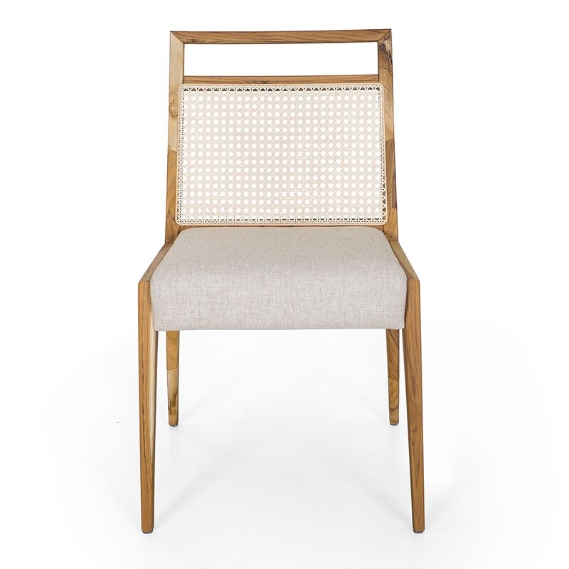 Uultis Design Side Chair in Beige (Set of 2) Upholstery Color: Teak - Image 0