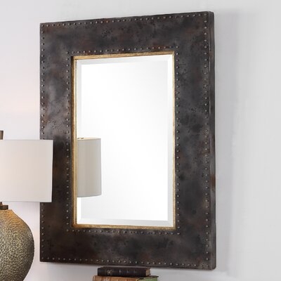 Lanett Industrial Beveled/Distressed Accent Mirror - Image 0