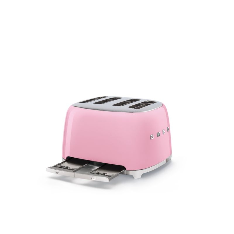 SMEG Pink 4x4-Slice Retro Toaster - Image 1