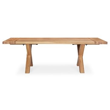 Cyler Dining Table, Expandable, 2 Extension Leaves, Oak, 87-110" - Image 1