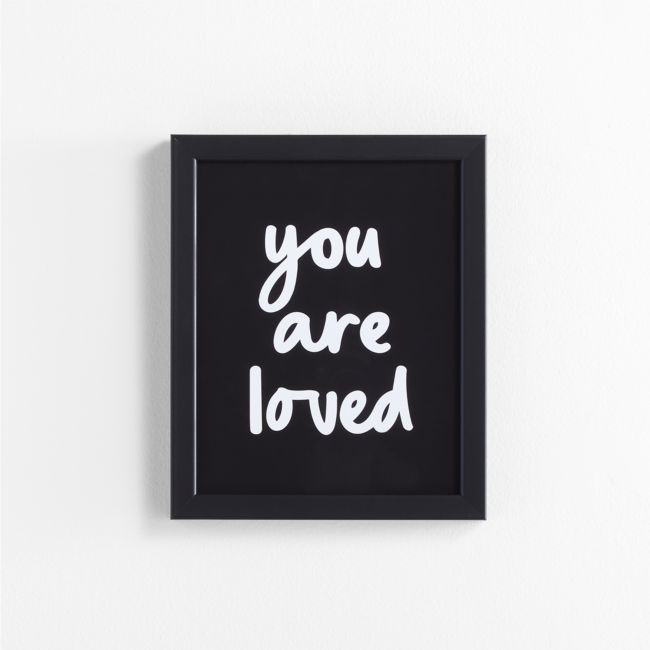 You Are Loved Framed Wall Art Print - Image 0