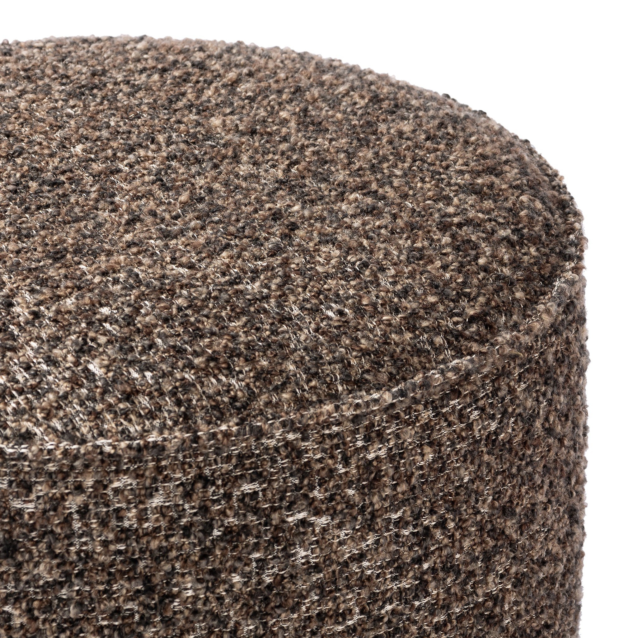 Sinclair Round Ottoman - Ivan Granite - Image 4