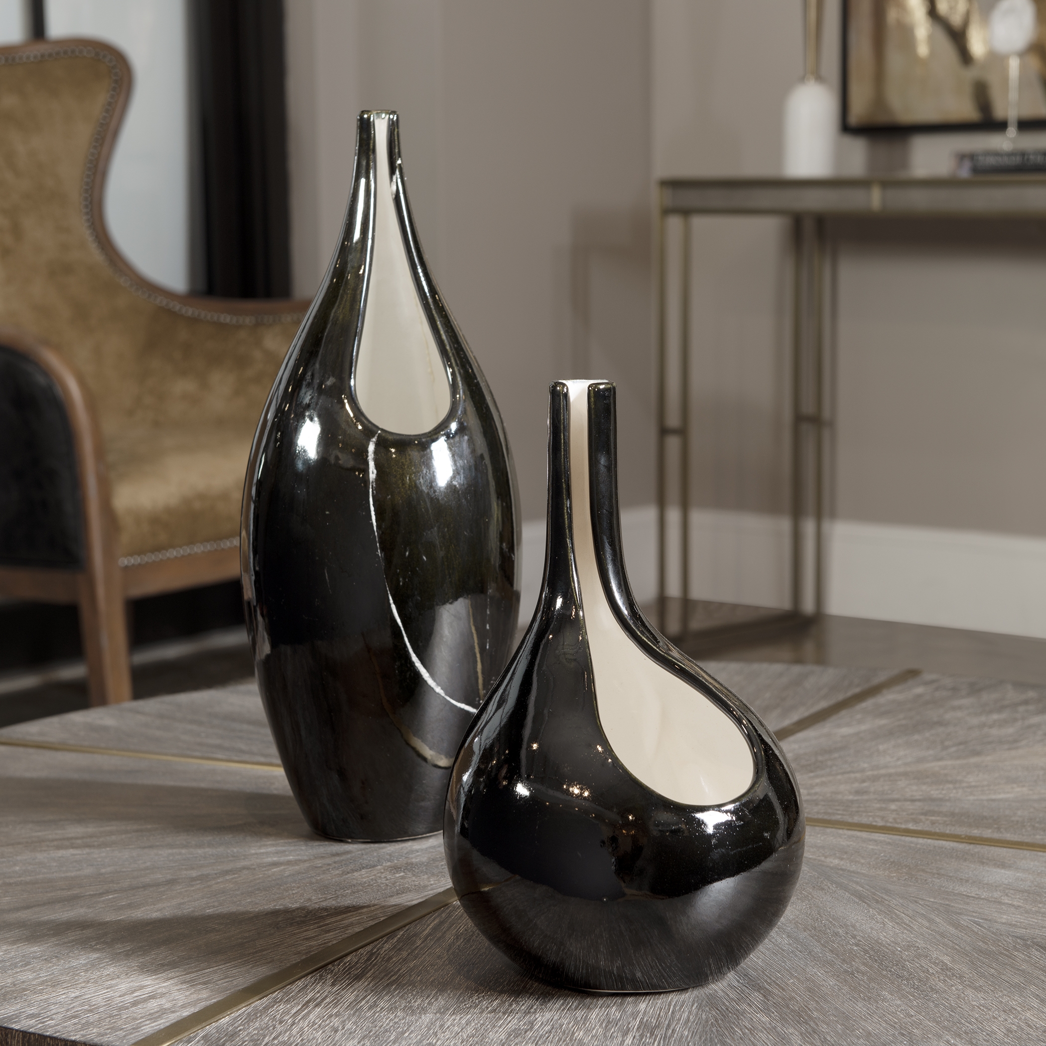 Lockwood Modern Vases, S/2 - Image 3