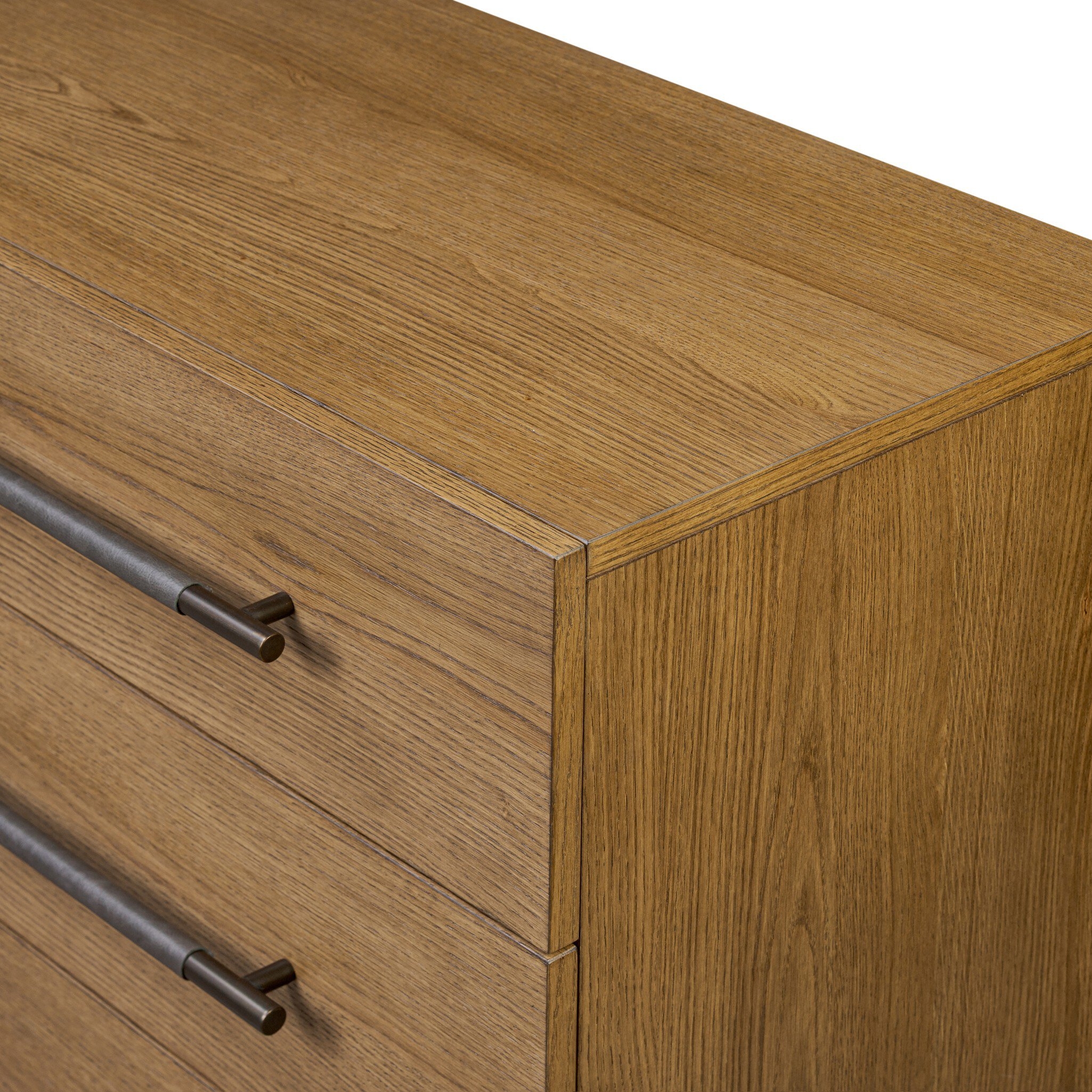 Rosedale 6 Drawer Dresser - Amber Oak Veneer - Image 6