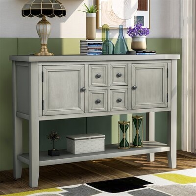 Cambridge Series Buffet Sideboard Console Table With Bottom Shelf - Image 0
