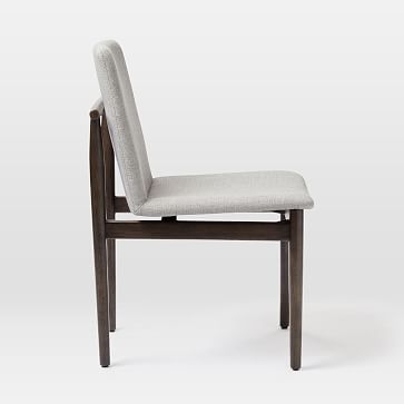 Framework Dining Chair Set Of 2, Performance Velvet, Dark Walnut - Image 3