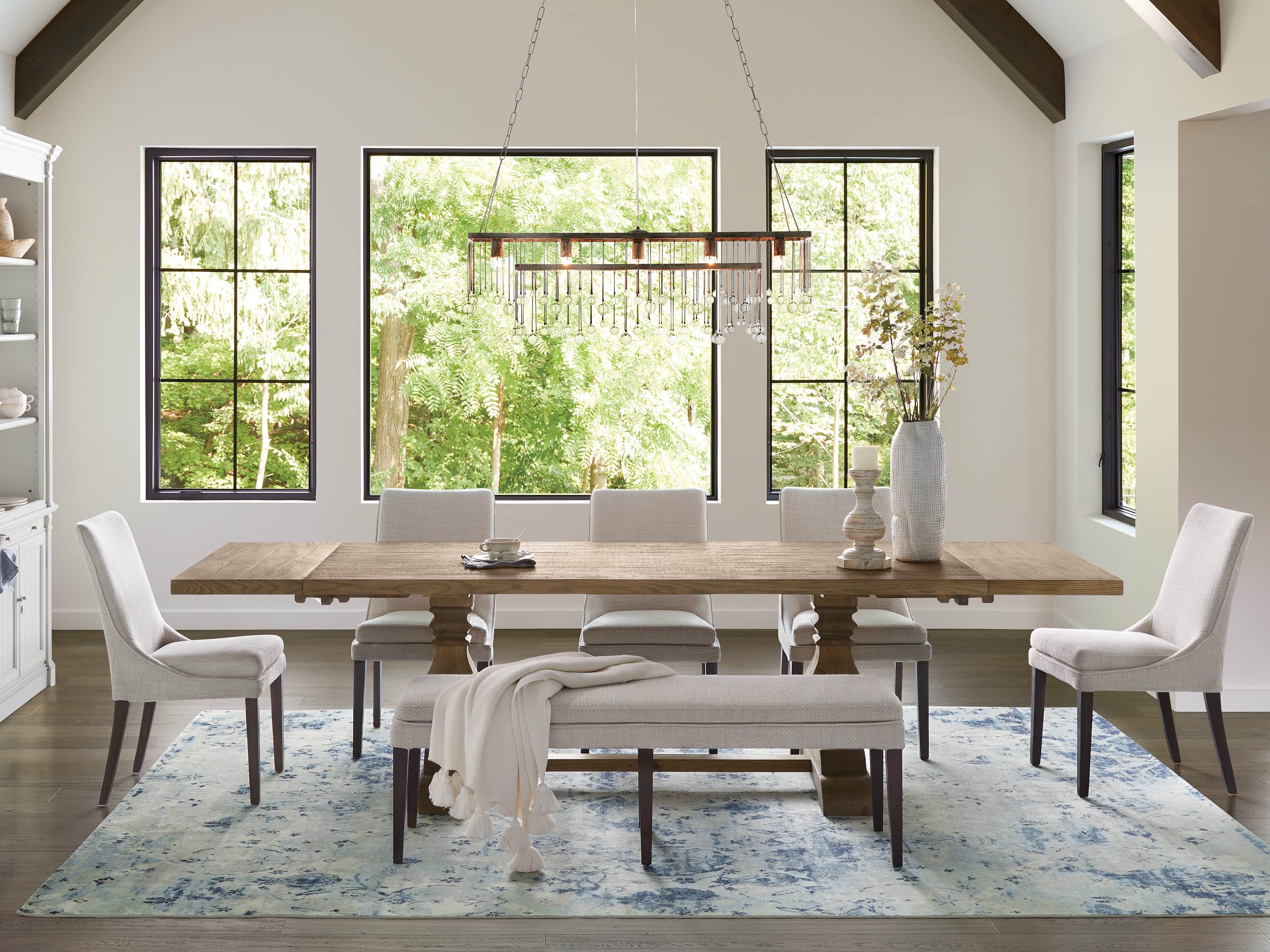 Kensington Dining Table in Wood 60" Natural  Honey  - Image 0