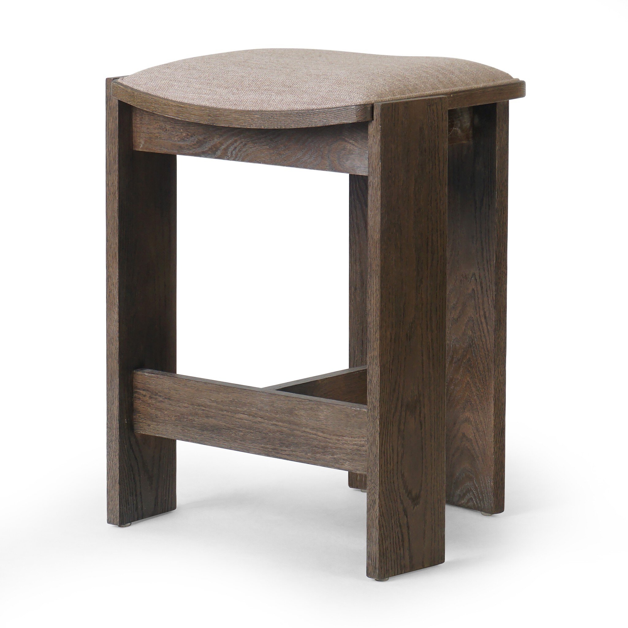 Hoven Backless Bar + Counter Stool - Alcala Fawn - Image 1
