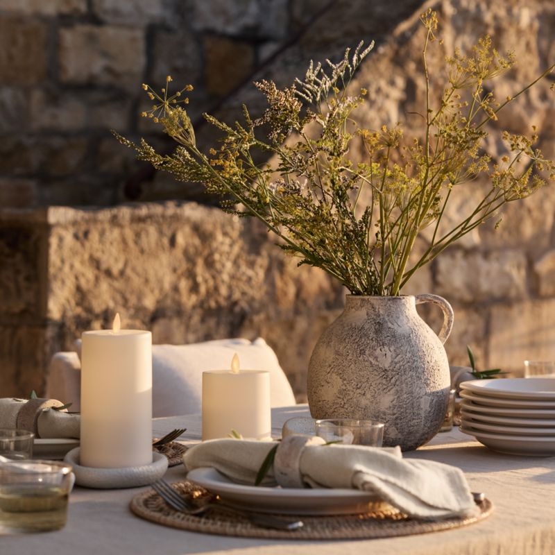 Radial Weave Natural Rattan Placemat - Image 3