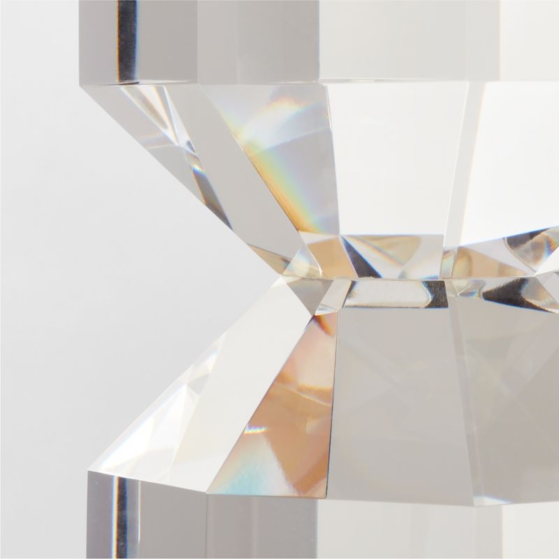 Fren Crystal Pillar Candle Holders Set of 2 - Image 5